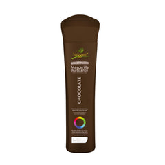 Naissant Copper Chocolate Mask bottle front showing rich color deposit and shine.