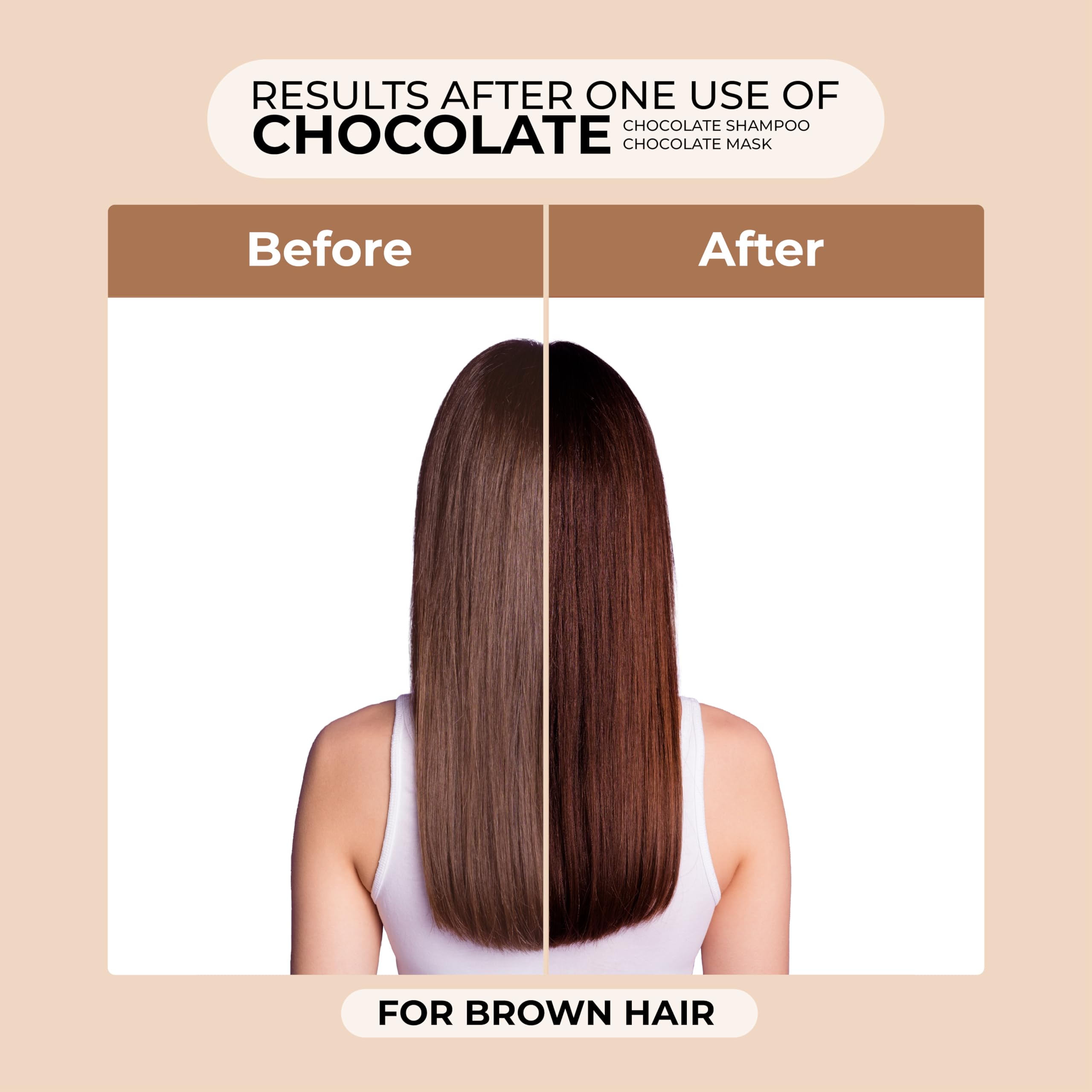 Naissant Copper Chocolate Mask texture swatch highlights pigment-rich formula.