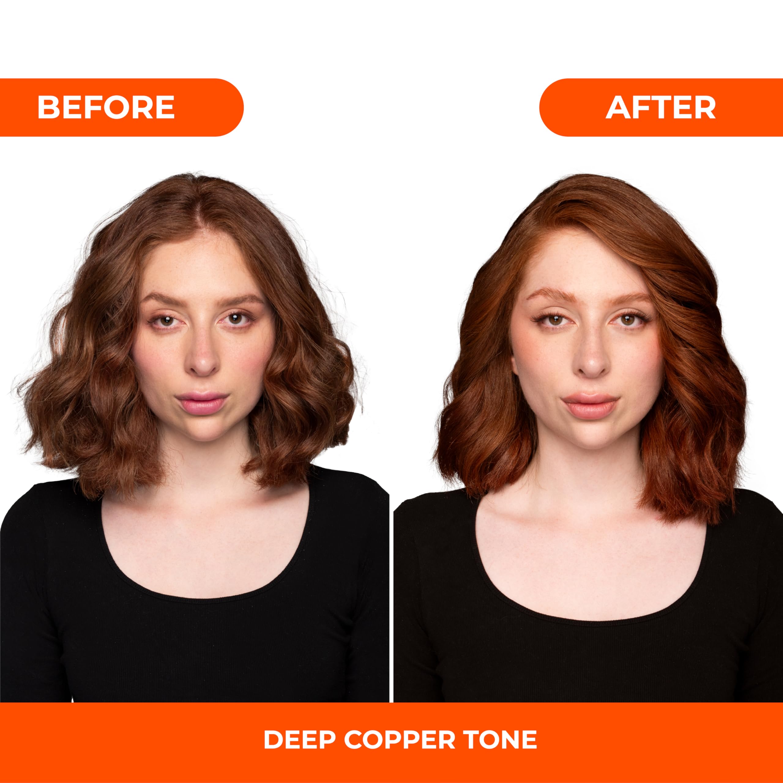 Naissant Irish Copper Hair Toning Mask in hands signaling gentle color care