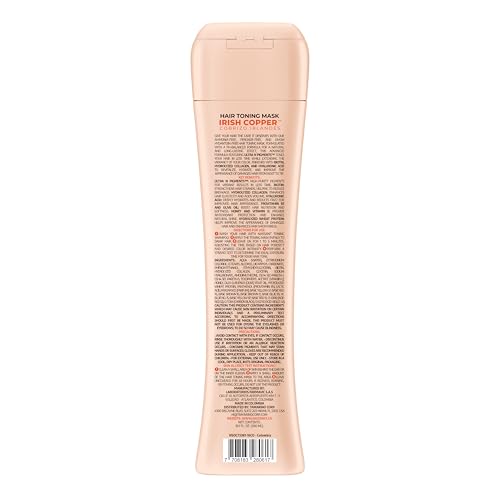Naissant Irish Copper Hair Toning Mask texture swirl demonstrates deep copper tone