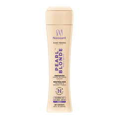 Naissant Pearl Blonde Purple Toning Mask bottle highlights cooler tones for vibrant blonde color.