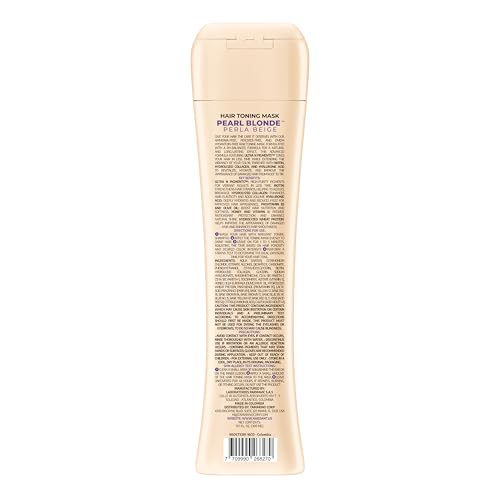 Naissant Pearl Blonde Purple Toning Mask jar closeup emphasizes pigment clarity for even toning.