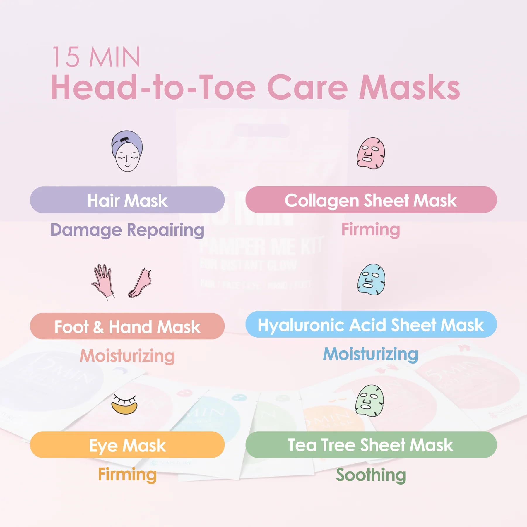 Naisture 15 Min Pamper Me Kit face mask image delivers relaxing hydration for glowing skin