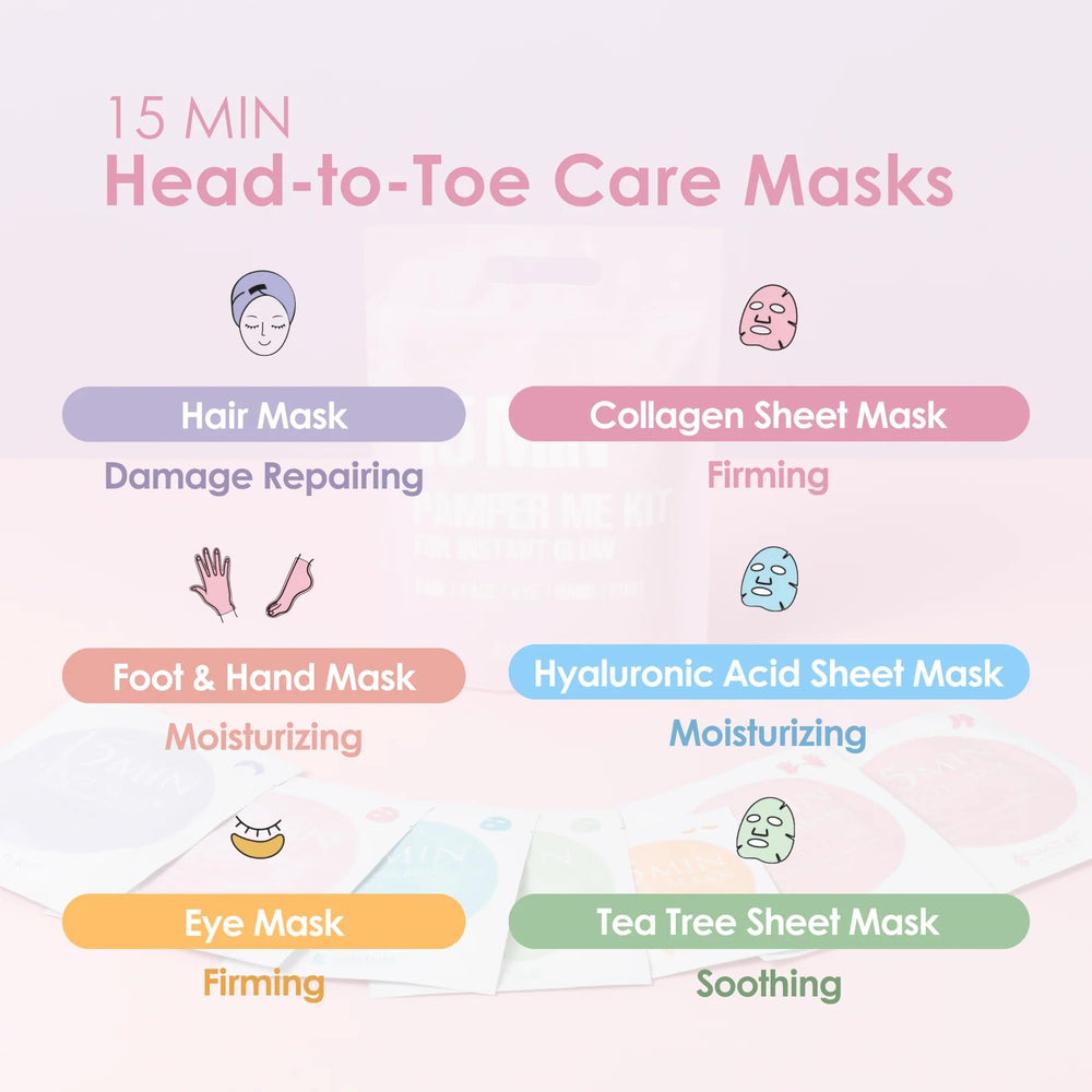 Naisture 15 Min Pamper Me Kit face mask image delivers relaxing hydration for glowing skin