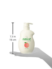 Naive Peach family-friendly use highlighting clean scent and gentle care