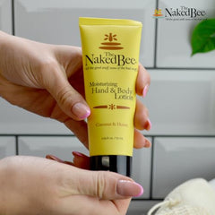 Hyaluronic acid in The Naked Bee lotion adds extra hydration and softness.