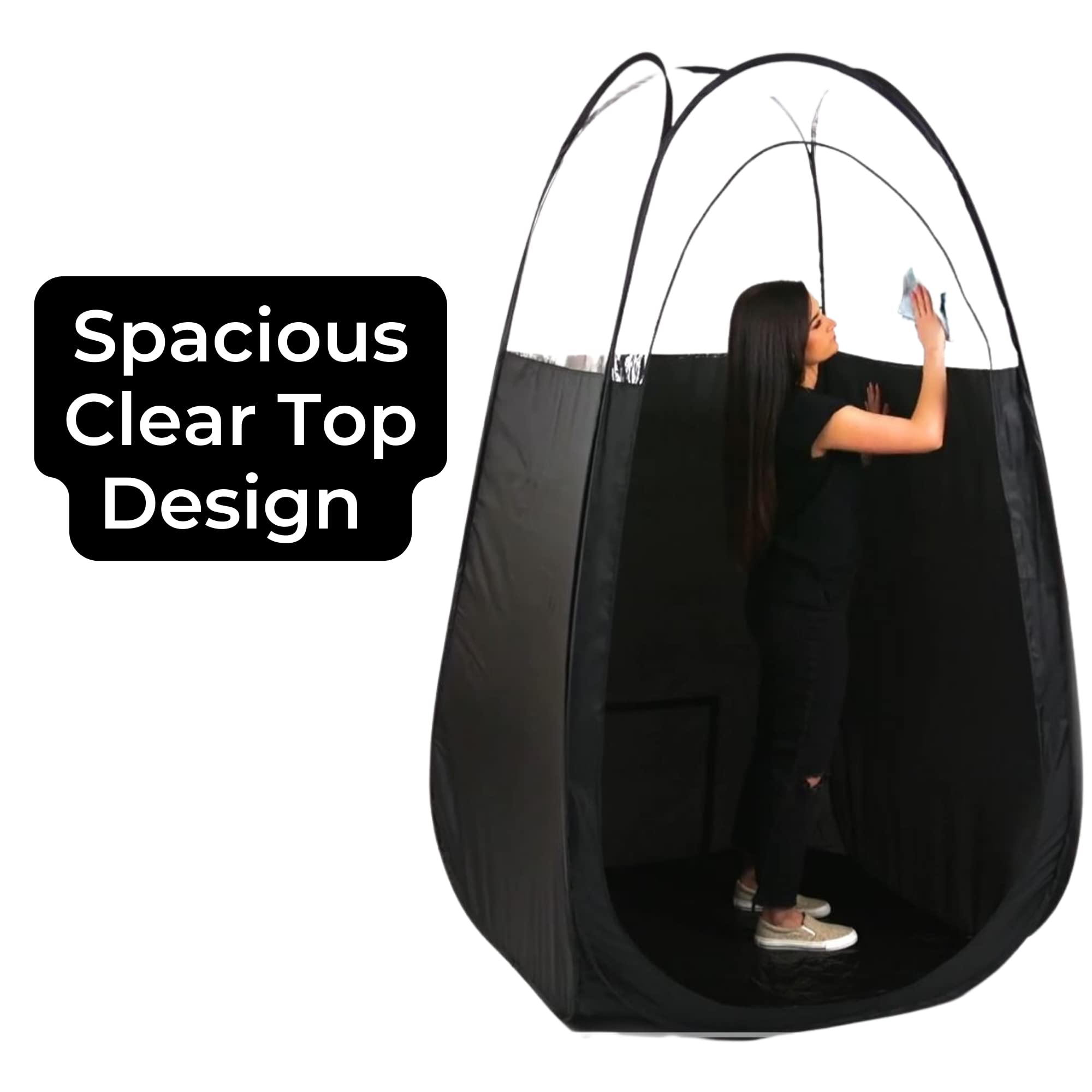 Naked Sun carry bag with shoulder straps enables easy transport and storage.