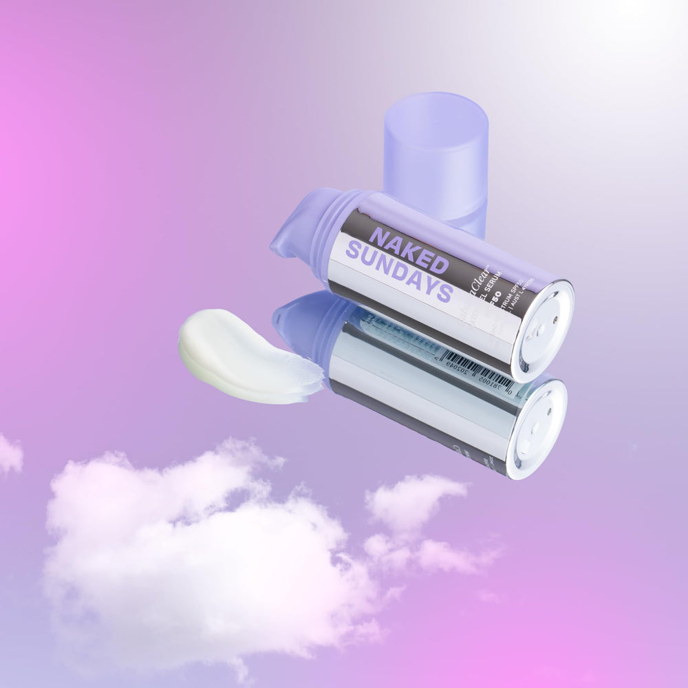 Naked Sundays Cabana Clear SPF50 skin-care routine addition for everyday protection.