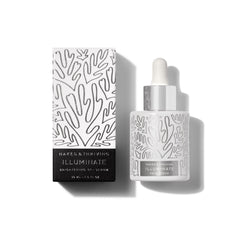 Naked & Thriving Illuminate serum bottle closeup for radiant skin
