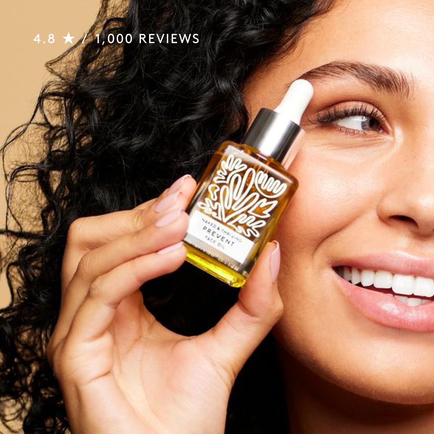 Naked & Thriving Prevent dropper highlights lightweight texture for quick absorption.