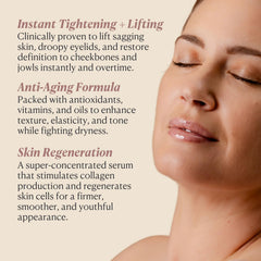Nakery collagen serum eye-area application closeup highlighting BeautifEYE Complex benefits