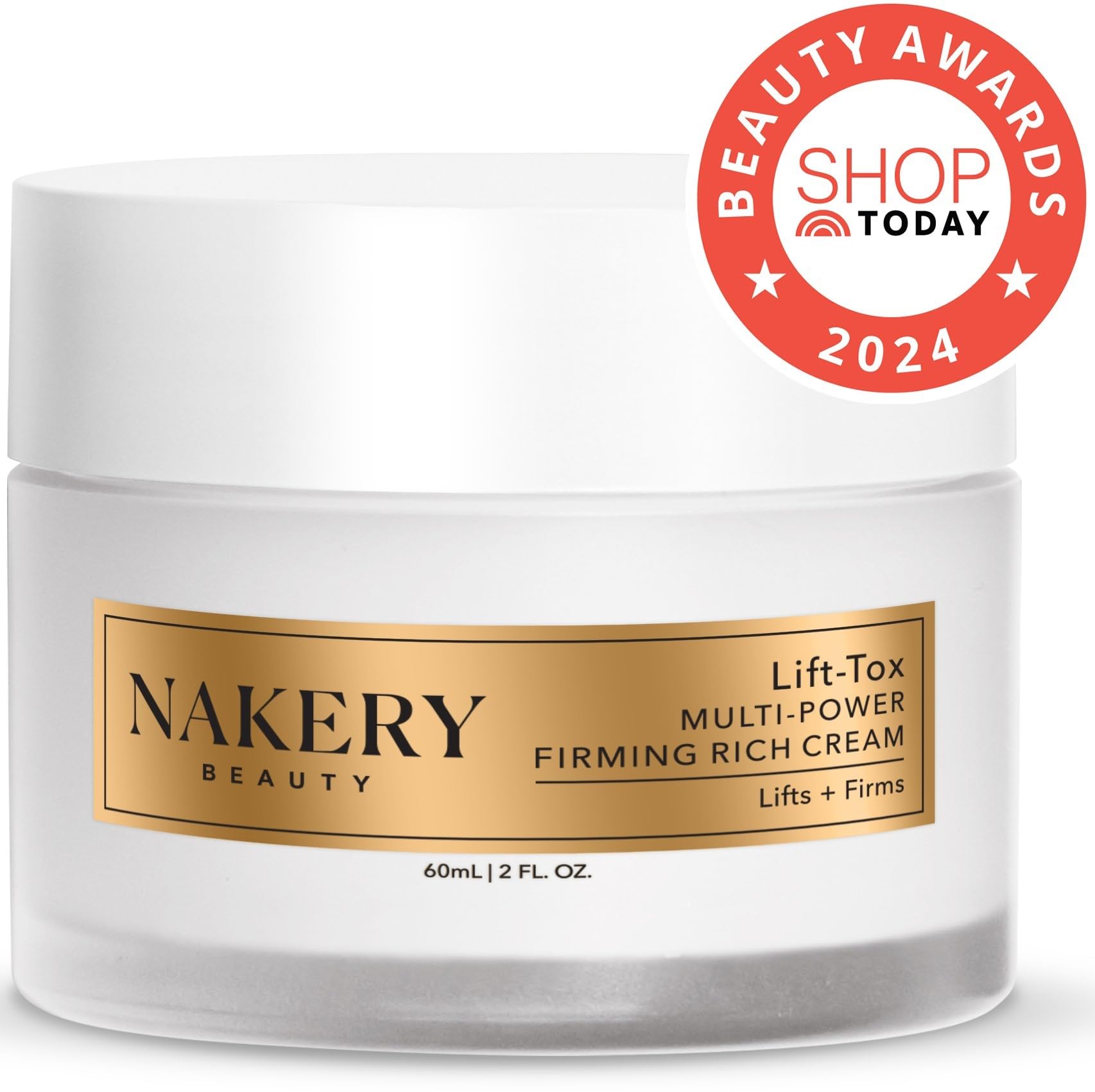 Nakery Lift-Tox packaging close-up showcases premium anti-aging skincare experience.
