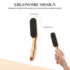 Nano Glass Foot File used on wet feet for smooth dead-skin removal