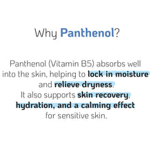 Nano Recipe D-Panthenol application on skin for hydration boost.