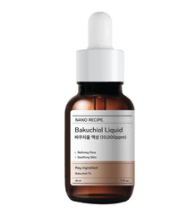 Nano Recipe Korean Bakuchiol Concentrate bottle closeup highlighting natural antioxidant benefits