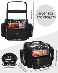 NAONAYA adjustable dividers travel case adapts to your cosmetics setup.