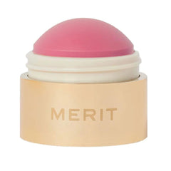 NAPH M Flush Balm Cream Blush swatch on cheeks for natural radiance