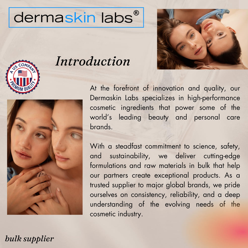 Naples Cosmeceuticals silk amino acid powder close-up shows fine texture ideal for mixing and hydration.