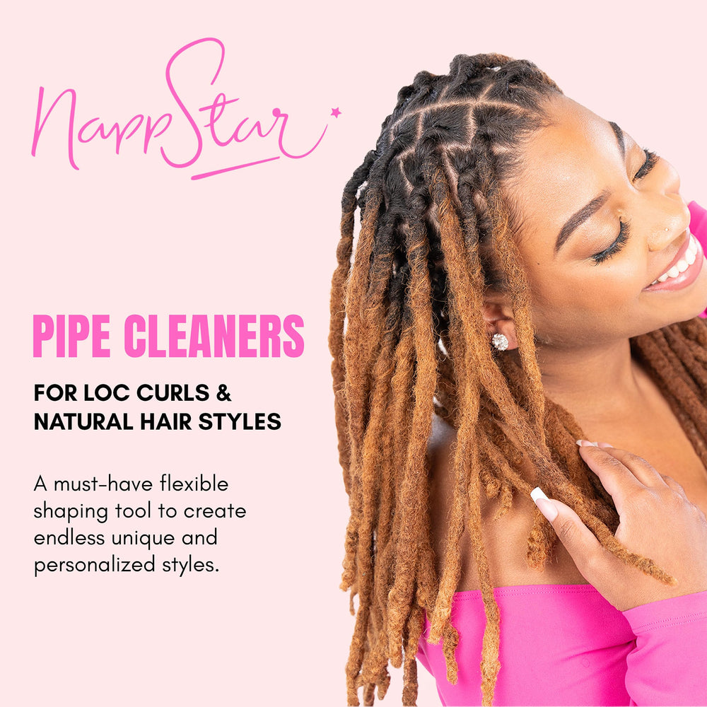 Nappstar loc curlers for dreadlocks styling close-up demonstrating quick, easy shaping.