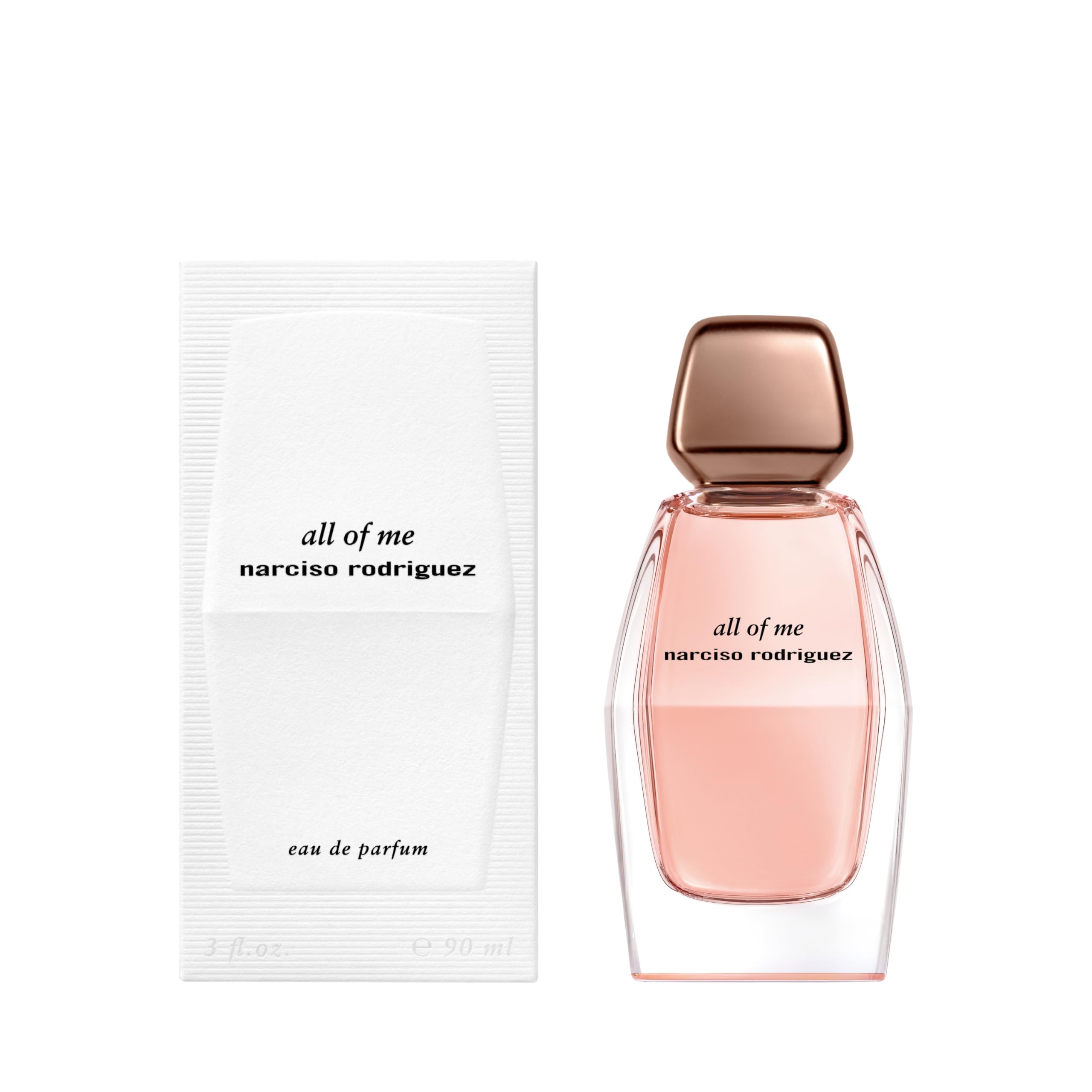 Narciso Rodriguez All Of Me edp label closeup shows notes emphasis