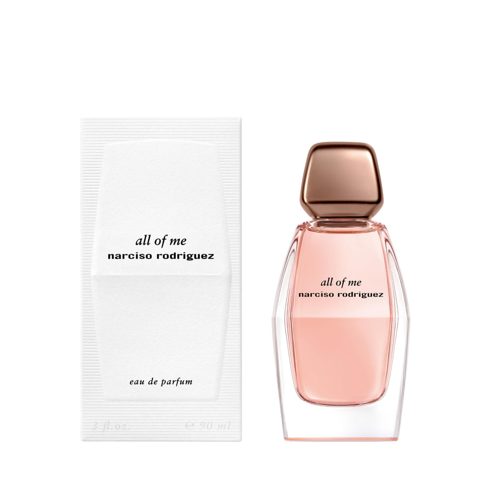 Narciso Rodriguez All Of Me edp label closeup shows notes emphasis