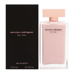 Narciso Rodriguez BPI-007 For Her EDP bottle closeup for daily elegance