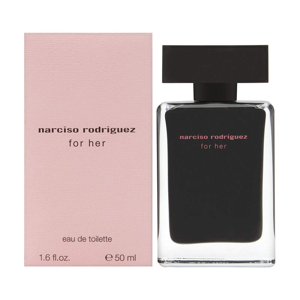 Narciso Rodriguez for Her bottle front view for daily fragrance.