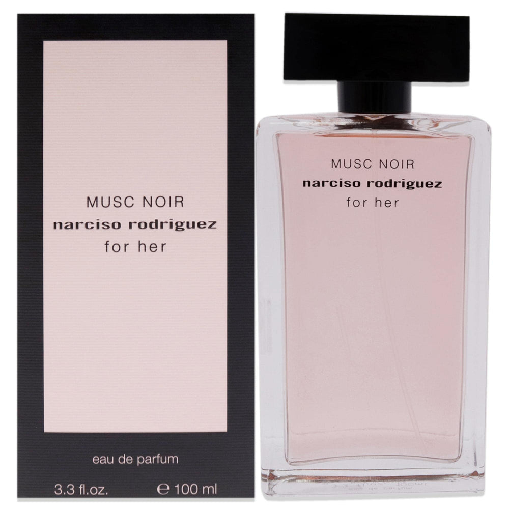Narciso Rodriguez Musc Noir EDP bottle with a sleek silhouette for daily elegance.