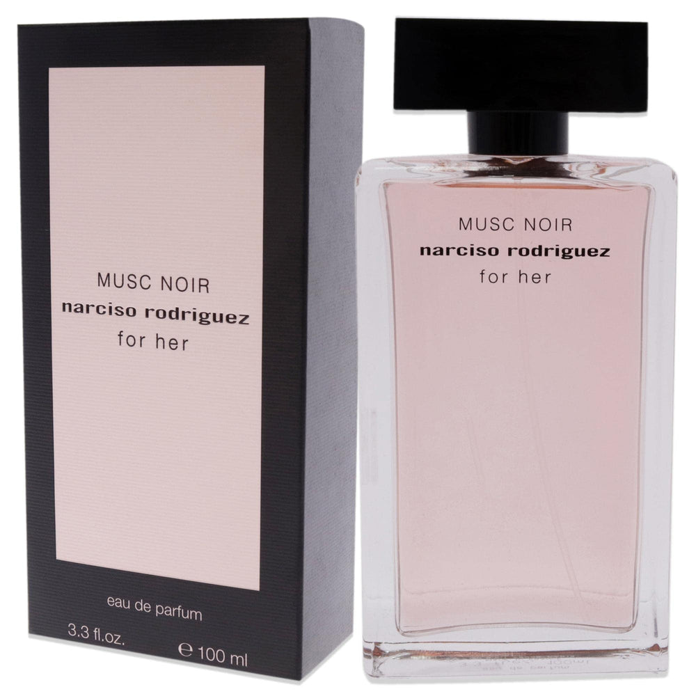 Narciso Rodriguez Musc Noir EDP packaging notes hint at premium musk.