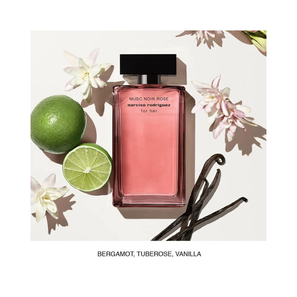 Narciso Rodriguez Musc Noir Rose packaging box on display for gift-ready presentation