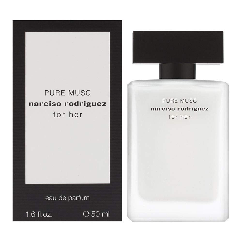 Narciso Rodriguez Pure Musc EDP bottle for daily elegance and soft-warmed skin scent.