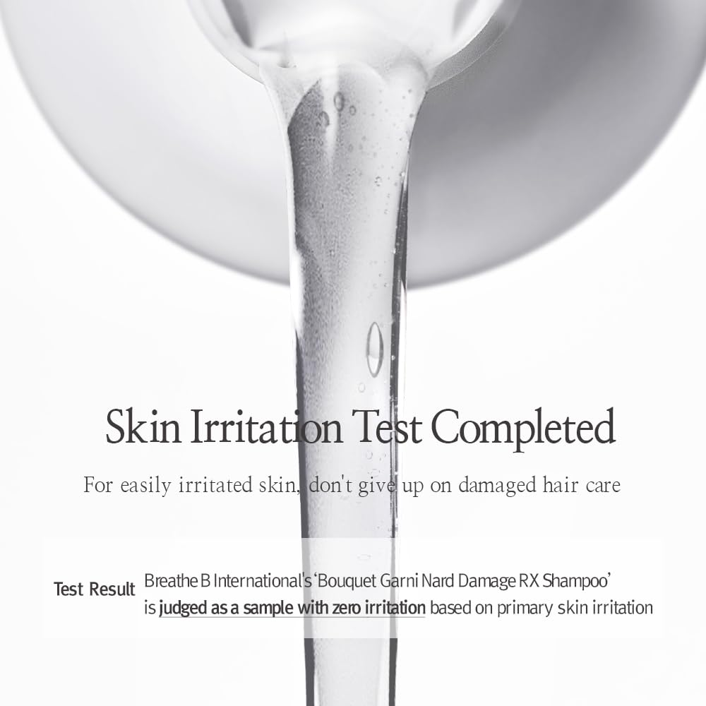 NARD RX Shampoo moisture barrier action shown as smoother, healthier-looking strands.