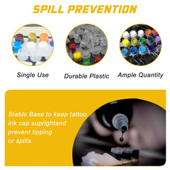 Narkysus waterproof, nonreactive plastic preserves pigment integrity between sessions.