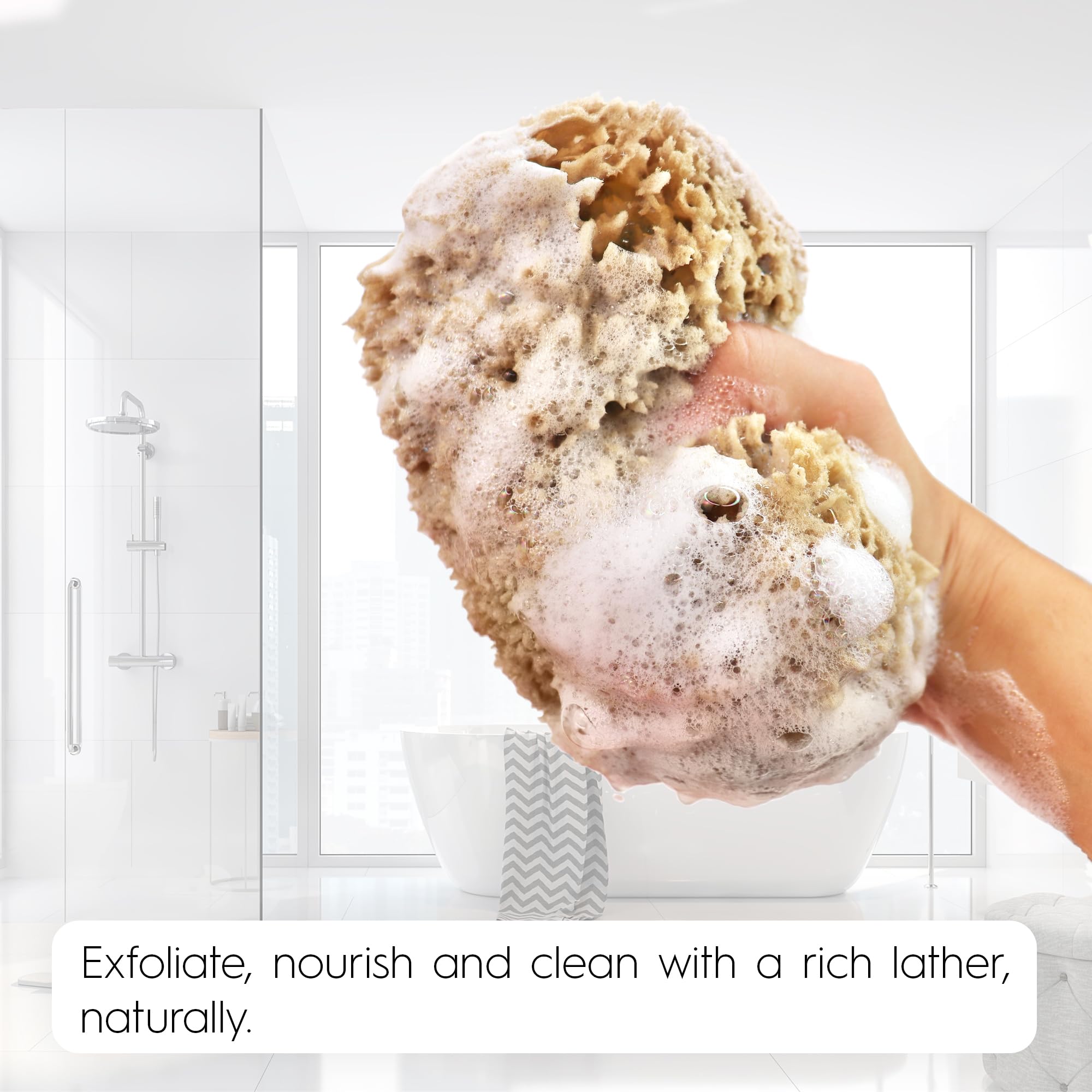 Naroa hand cut from the root sponge showcases sustainable craftsmanship