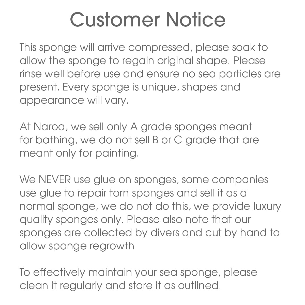 Naroa Plastic-free sustainable sponge highlighting eco-friendly care routine.