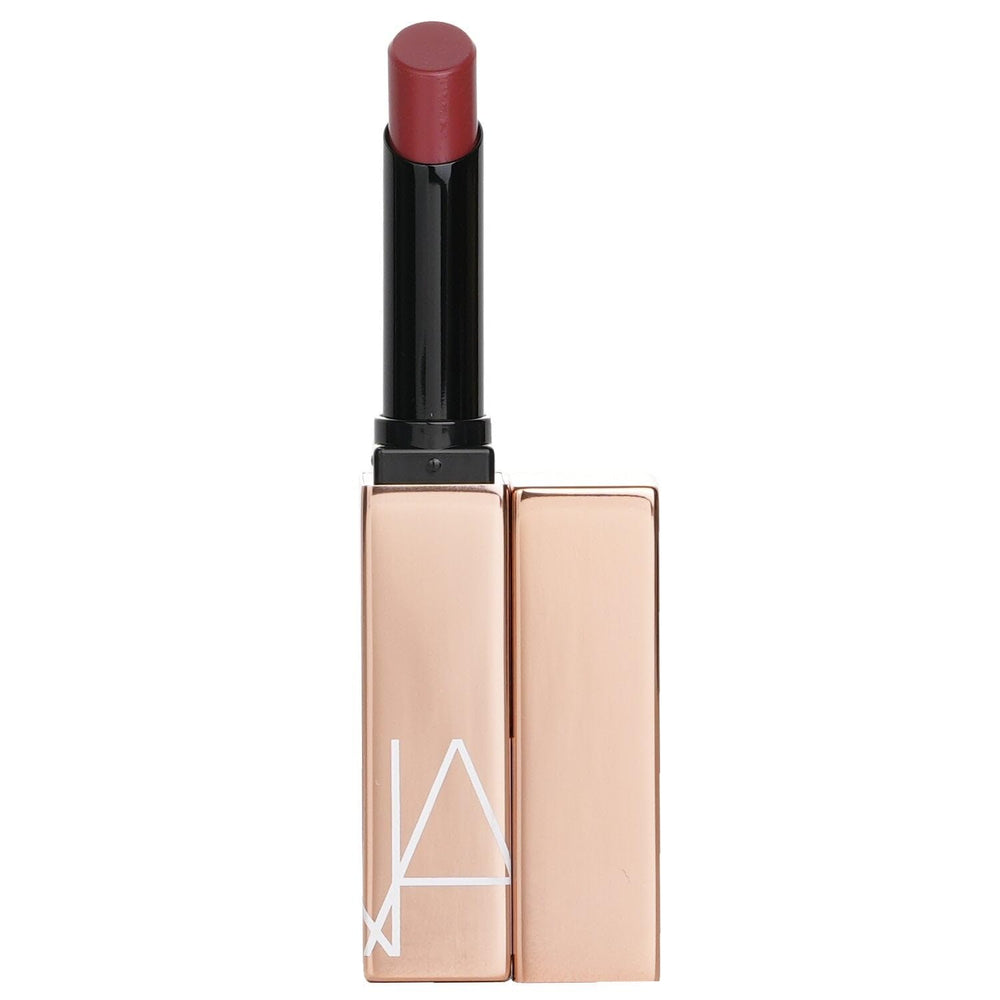 NARS Afterglow swatch demonstrates rich color payoff with long-wearing vibe
