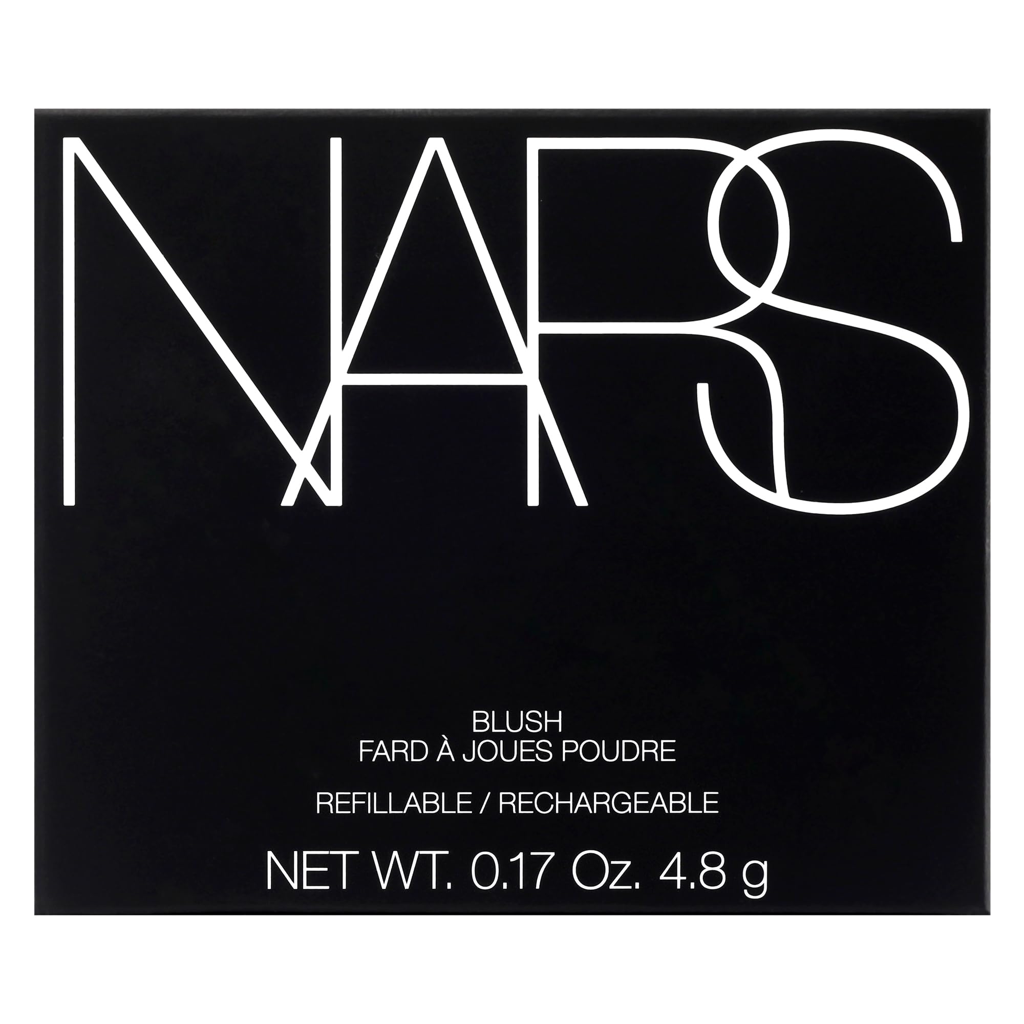 NARS Blush Orgasm packaging and logo conveys cult-classic prestige