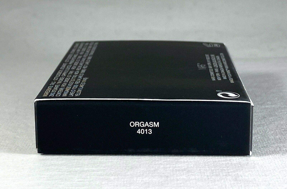 NARS Orgasm retail box image communicates premium packaging and full-size value.