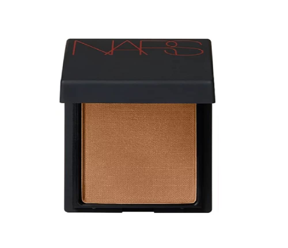 NARS Laguna Bronzing Powder Mini compact closed, natural sun-kissed glow for easy daily contouring.