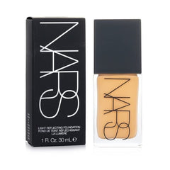 NARS Light Reflecting Foundation M1 Punjab brush swirl showing blend for smoother texture.