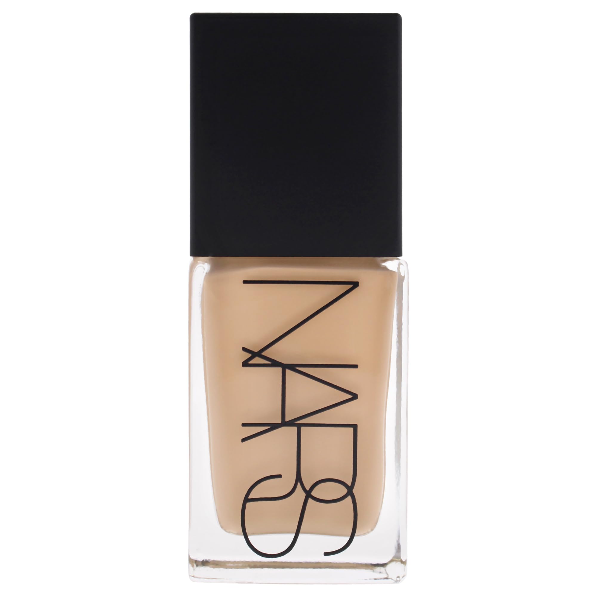 Swatches of NARS Light Reflecting Foundation M2 Santa Fe showing the warm medium shade.