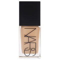 Swatches of NARS Light Reflecting Foundation M2 Santa Fe showing the warm medium shade.