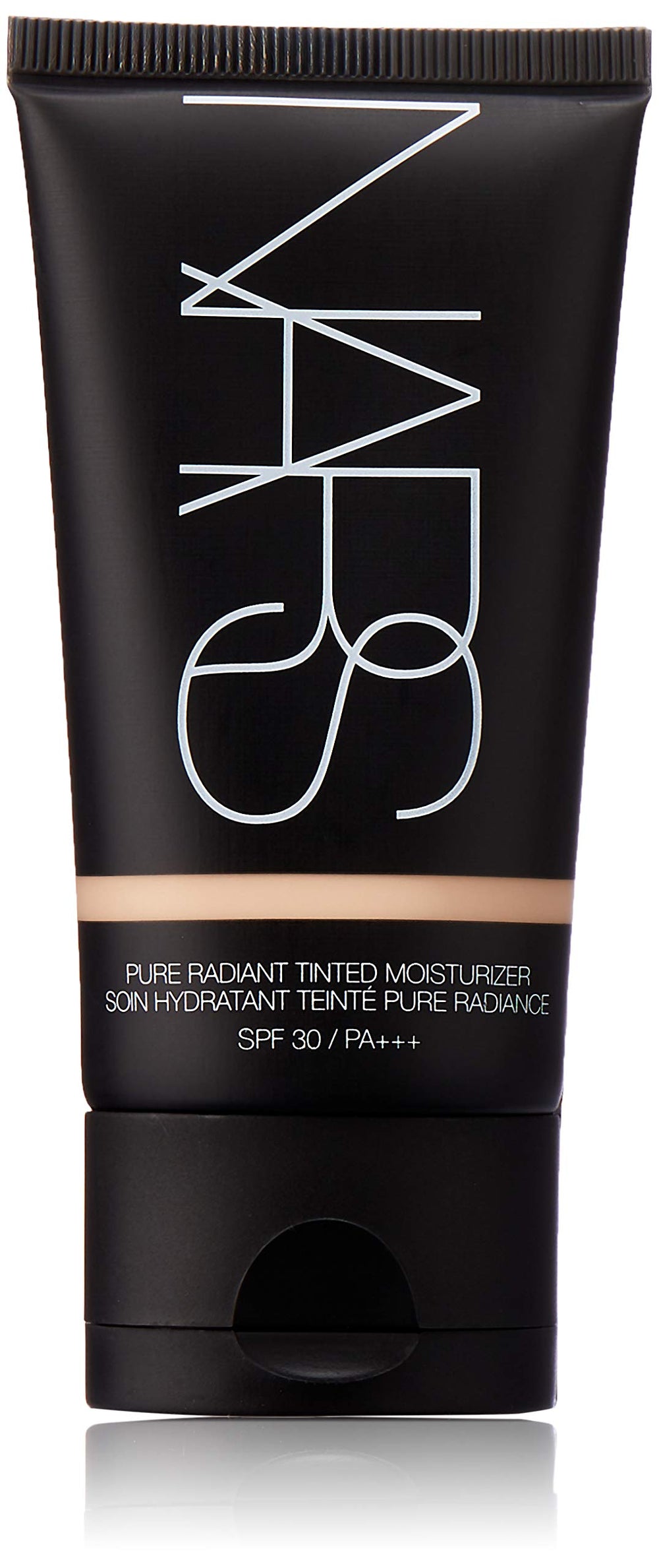 NARS Pure Radiant tinted moisturizer bottle with SPF 30 for everyday protection