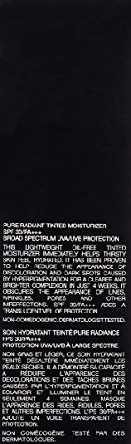 NARS Pure Radiant tinted moisturizer packaging close-up showing sleek design and SPF