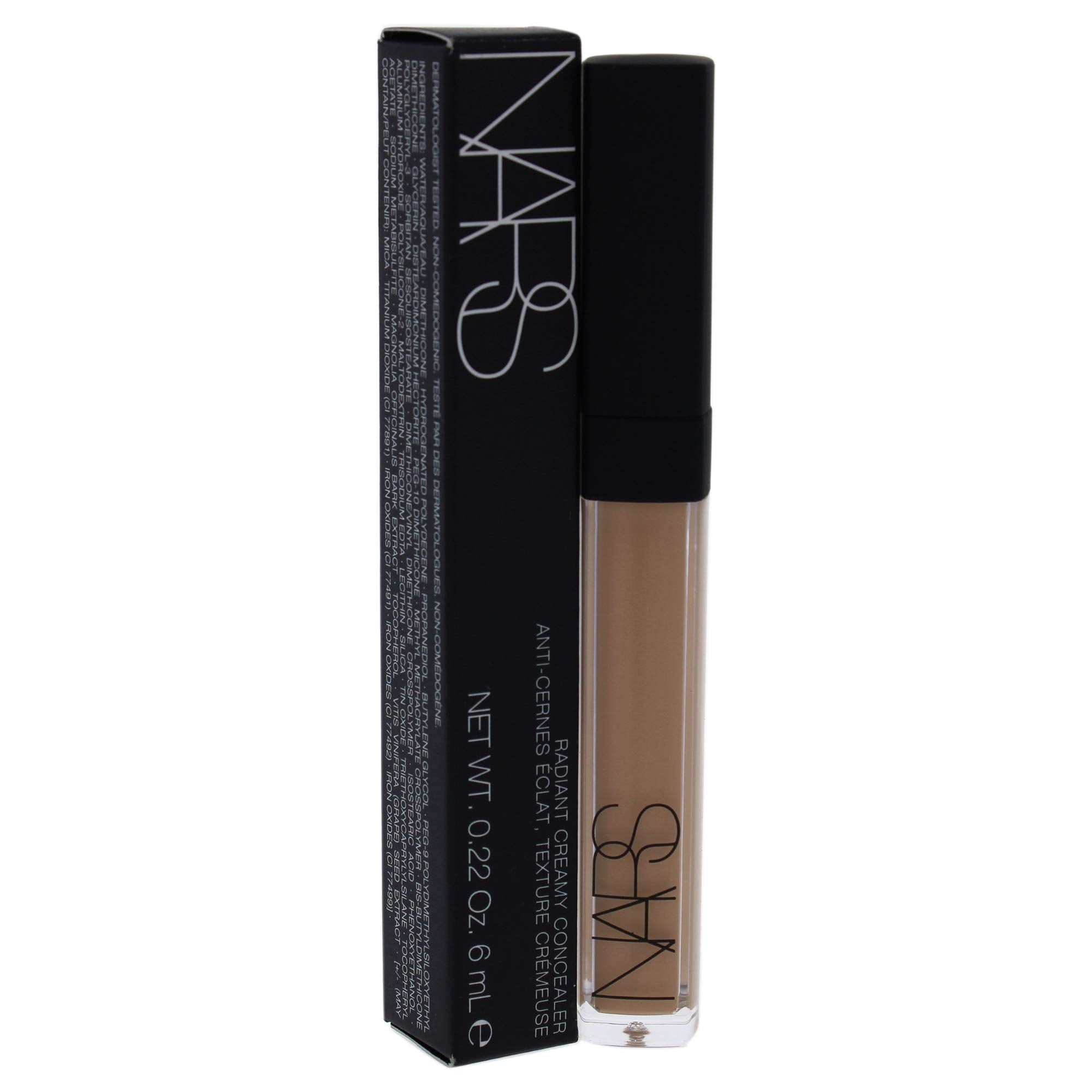 NARS Radiant Creamy Concealer swatches show natural finish and smooth texture.