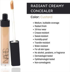 NARS Radiant Creamy Concealer under-eye application demonstrates easy blend.
