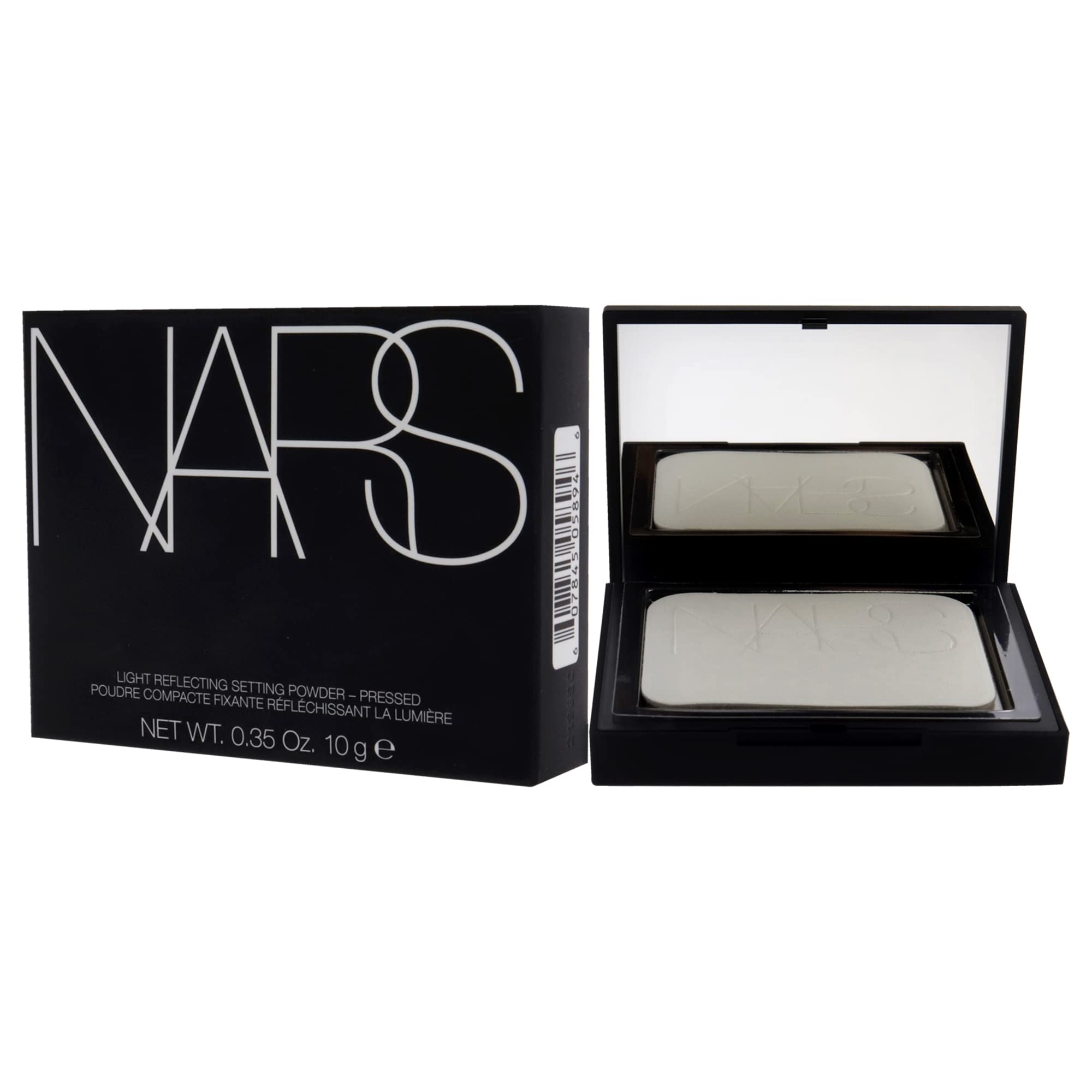 NARS Translucent Crystal highlights a soft-focus, luminous finish on cheekbones.