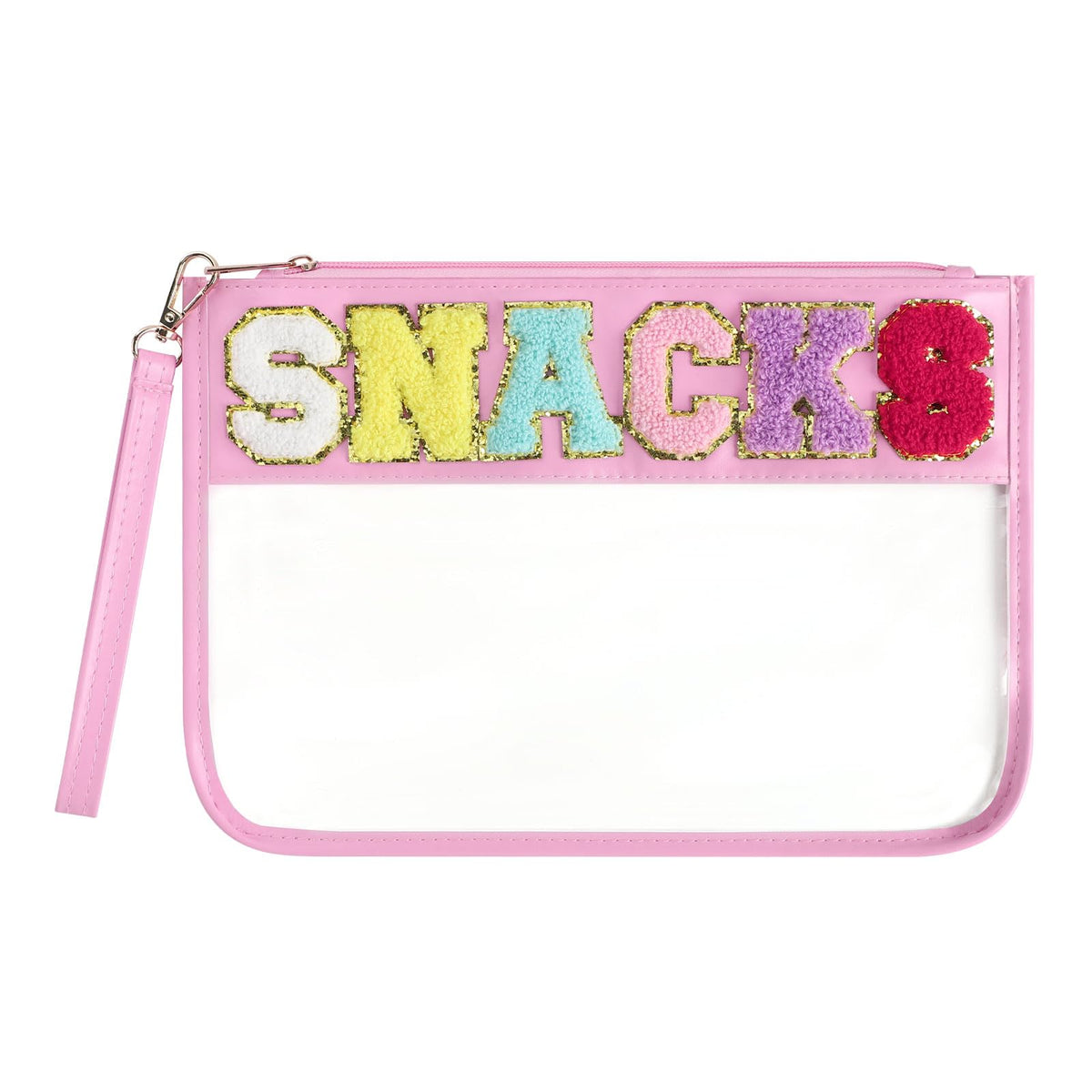 Narsikar bolsa transparente de refrigerios para viaje, fácil verificación en seguridad.