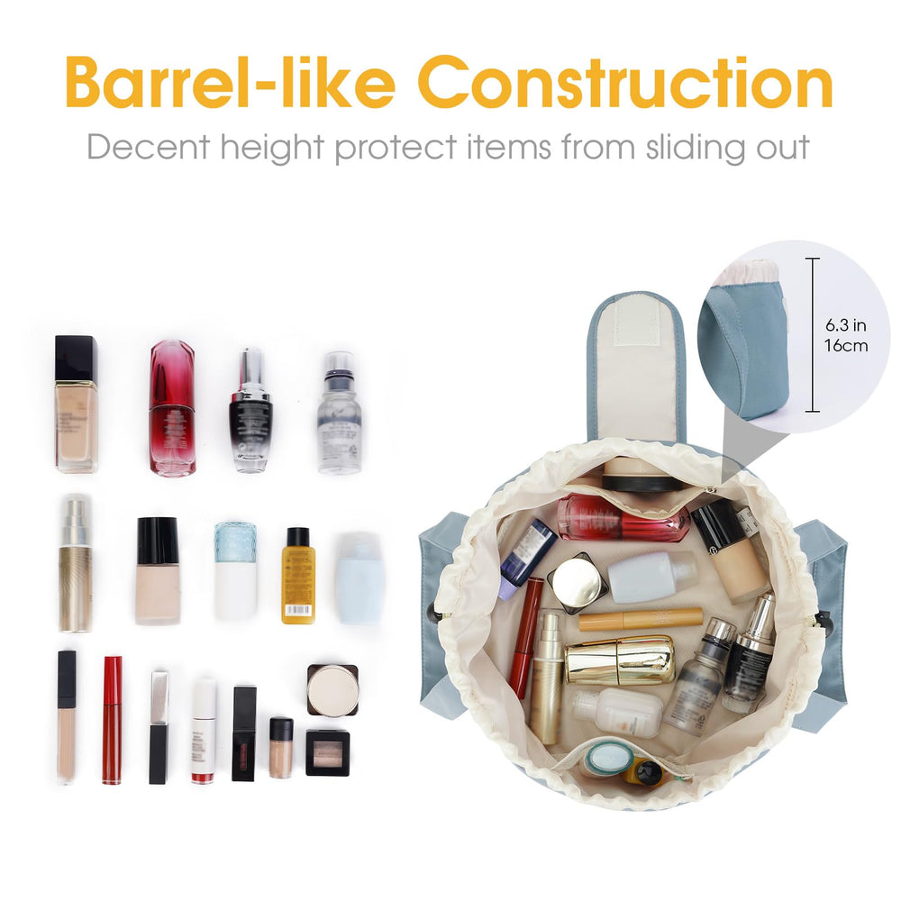 Narwey bag open view reveals quick-access compartments for daily routine items