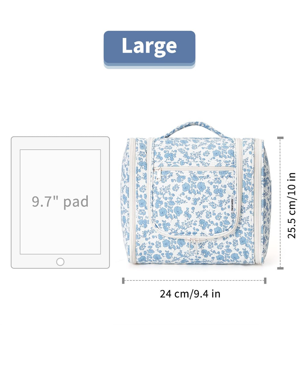 Narwey water-resistant fabric protects contents during travel